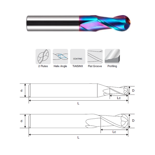 HRC65 Bolkop 2 snijder